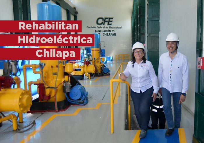 Rehabilitan Hidroeléctrica Chilapa en San Andrés Tuxtla