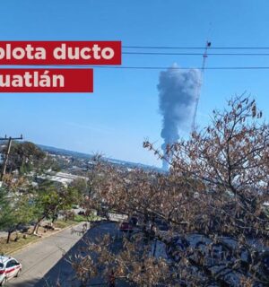 Explota ducto en Ixhuatlán