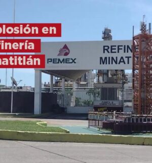 Trasciende explosión en refinería de Minatitlán; hay varios heridos