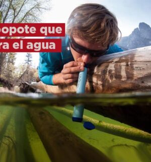 Lifestraw, el «popote» que convierte el agua contaminada en potable