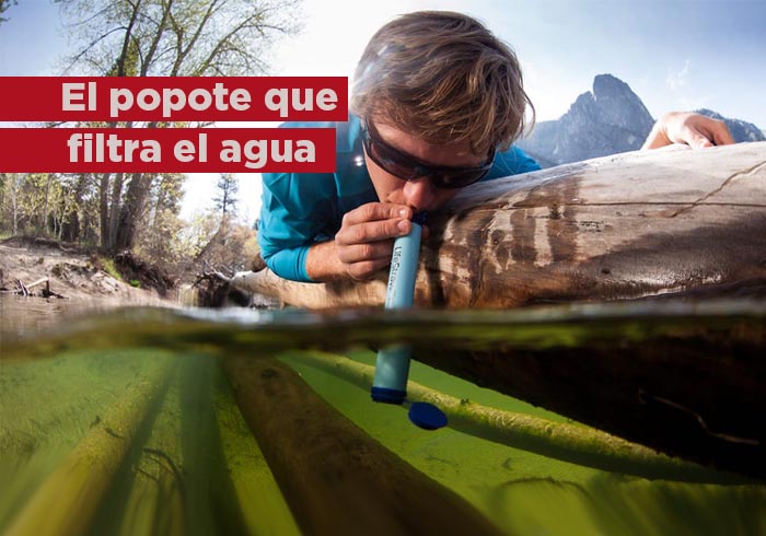 Lifestraw, el «popote» que convierte el agua contaminada en potable