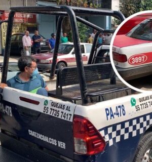 Detienen a taxista por presunto acoso en contra de un menor