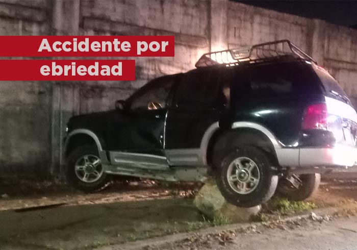 Borrachazo frente a la central camionera