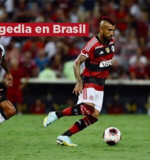 (Video) Tragedia en el partido Flamengo vs Vasco da Gama