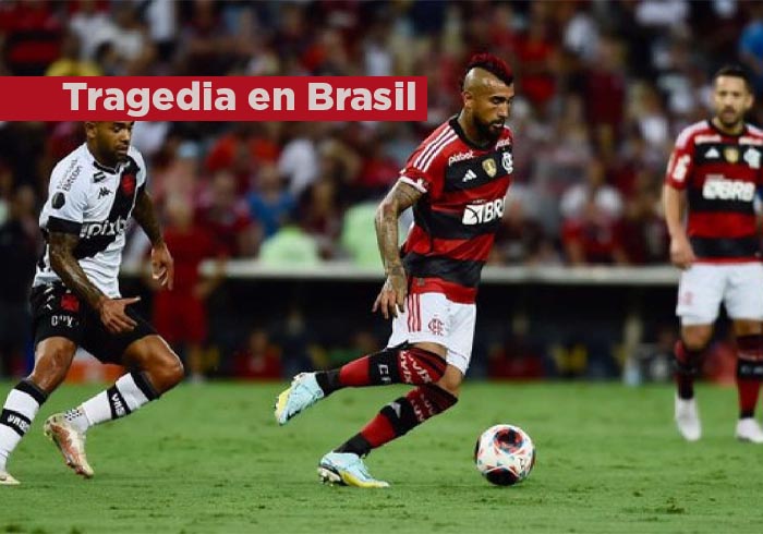 (Video) Tragedia en el partido Flamengo vs Vasco da Gama