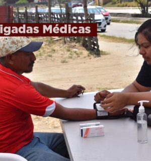 Reinician brigada médica en la AMLO