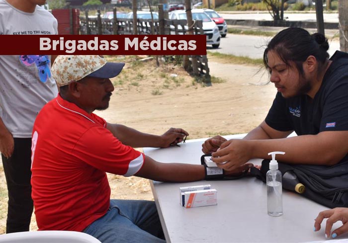 Reinician brigada médica en la AMLO