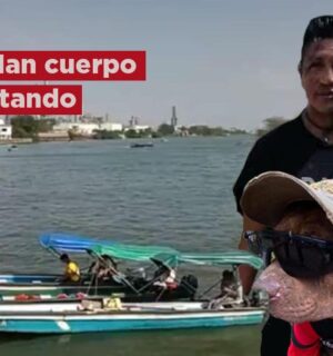 Halan flotando a un hombre cerca de Capoacan