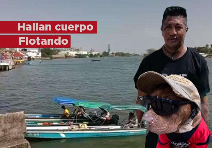 Halan flotando a un hombre cerca de Capoacan