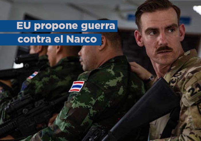 Estados Unidos propone la guerra contra el narco mexicano