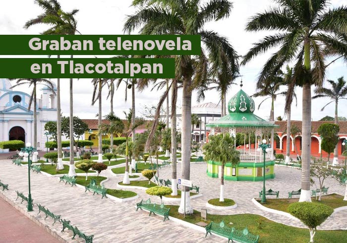 Graban Telenovela en Tlacotalpan