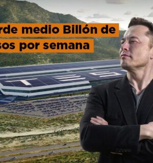 Tesla pierde medio billón de pesos por semana