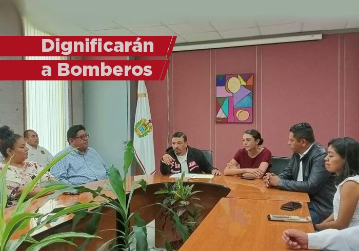 Gobierno de Veracruz, por la dignificación laboral de los cuerpos de bomberos