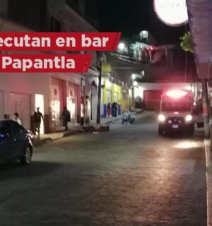 Sicarios ejecutan a clientes de un bar en Papantla y publican el video en redes sociales