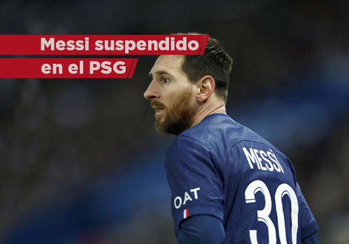 Messi suspendido dos semanas