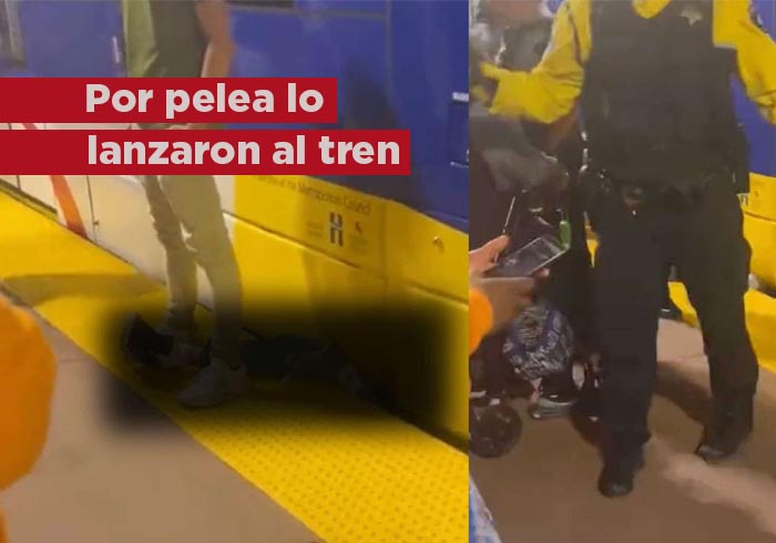 VIDEO: Hombre muere atropellado tras ser lanzado a las vías del Metro durante pelea