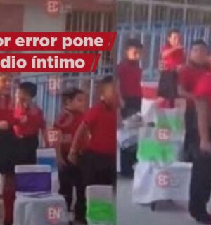 VIDEO: Maestra de kínder pone por error audio íntimo en plena graduación