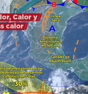 Sigue la tercera ola de calor en México