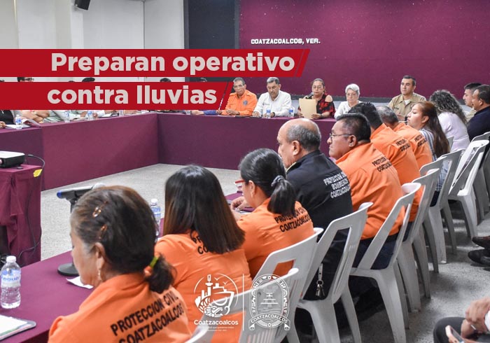 Prepara PC Plan Operativo ante temporada de lluvias