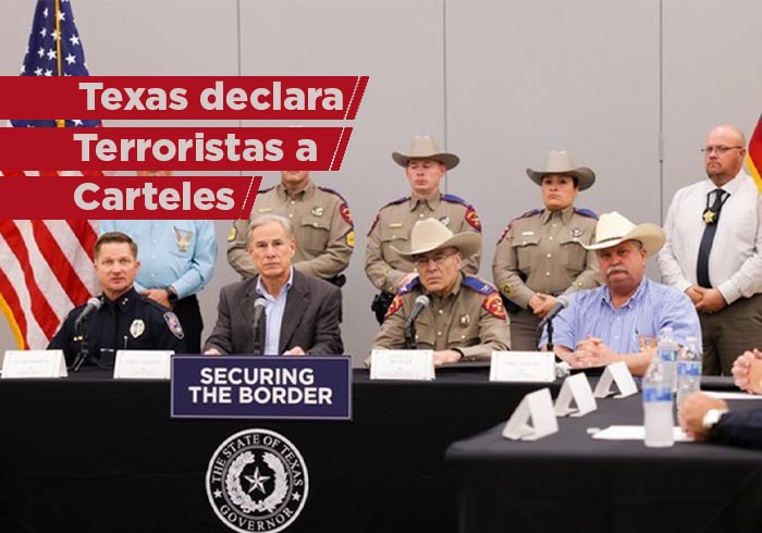 Declara Texas terroristas a cárteles mexicanos