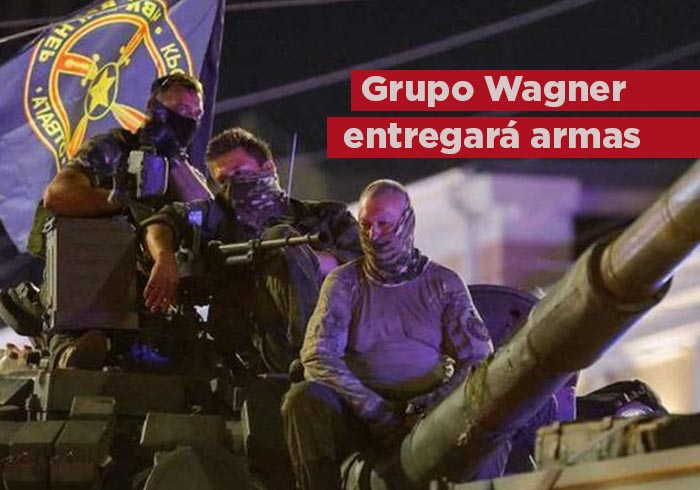 Rebelión en Rusia: el grupo mercenario Wagner entregará todo su armamento pesado