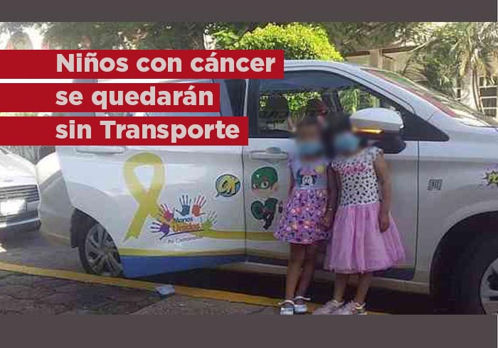 Dejan de dar transporte a niños con cáncer