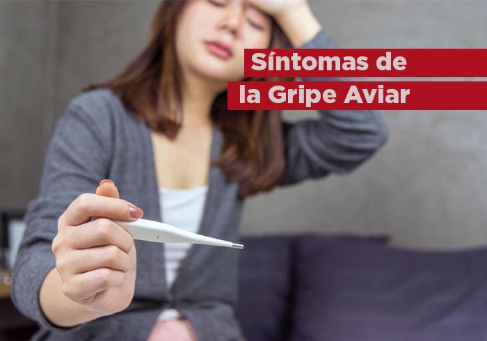 Signos y síntomas comunes de Gripe aviar