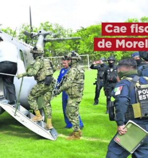 Cae fiscal estatal en medio de fuerte despliegue policial