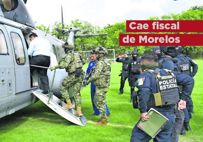 Cae fiscal estatal en medio de fuerte despliegue policial