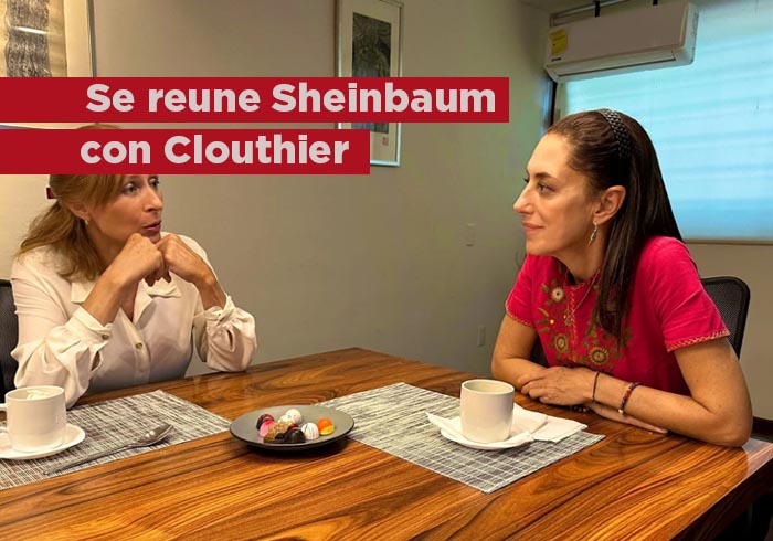 Claudia Sheinbaum se reúne con Tatiana Clouthier