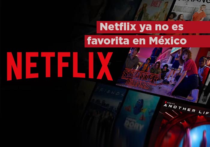 Netflix ya no es favorita en México, por haber subido tarifas y cobrar cuentas compartidas