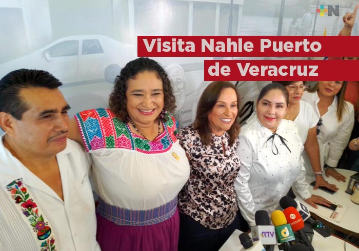 Nahle visita el Puerto de Veracruz