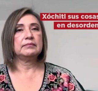 Santa Xóchitl y sus esqueletos en el clóset; sus cosas en desorden