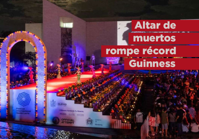 Altar de Día de Muertos más grande del mundo: rompe Récord Guinness