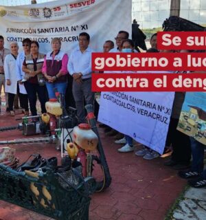 Se suma Gobierno de Coatzacoalcos a las acciones conjuntas para combatir el Dengue