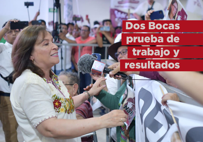 Dos Bocas, la prueba que sé trabajar y doy resultados: Rocío Nahle