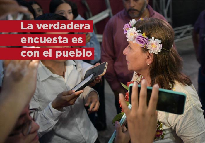 La verdadera encuesta es la del pueblo: Rocío Nahle