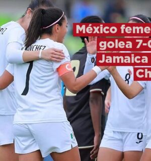 Selección Mexicana Femenil goleó a Jamaica en su debut en Panamericanos