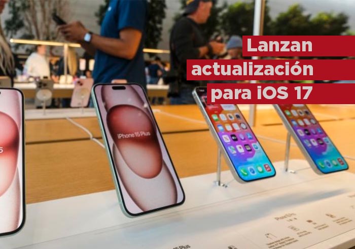 Apple lanza actualización de su sistema iOS 17