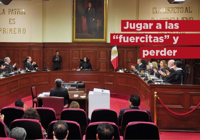 Poder Judicial: jugar a las “fuercitas”… y perder