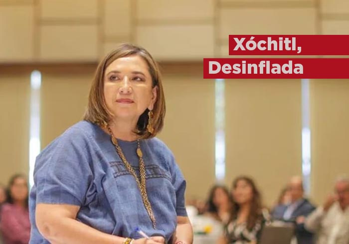 Xóchitl, desinflada