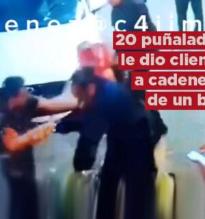 VIDEO: Así apuñaló un cliente a cadenero más de 20 veces en Bar de Roma Condesa