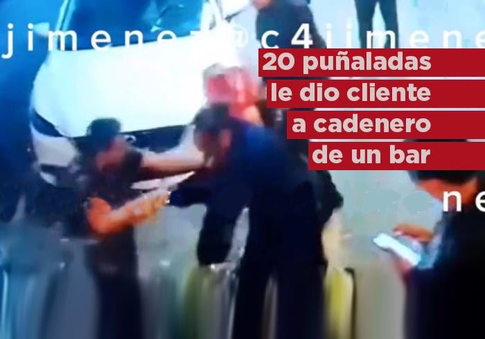 VIDEO: Así apuñaló un cliente a cadenero más de 20 veces en Bar de Roma Condesa