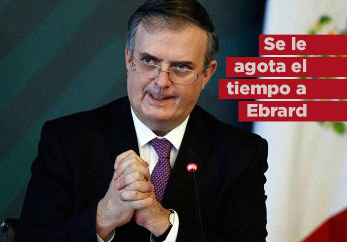 Se le agota el tiempo a Marcelo Ebrard