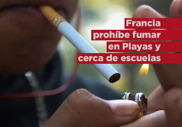 Francia prohibirá fumar en playas, parques y cerca de escuelas