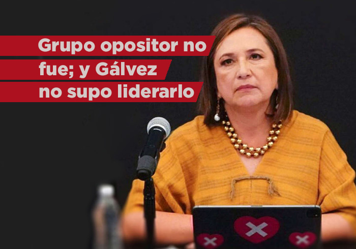 El bloque opositor no fue; y Gálvez no supo liderarlo