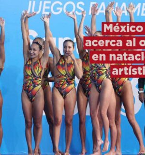 México se acerca a un nuevo oro en Natación Artística de Panamericanos