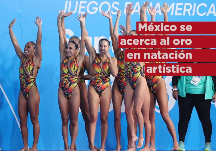 México se acerca a un nuevo oro en Natación Artística de Panamericanos