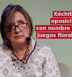 Xóchitl y oposición, con nombre de Juegos Florales