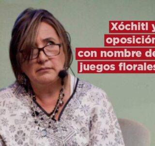 Xóchitl y oposición, con nombre de Juegos Florales